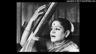 MS SubbuLakshmi Sogasuga Mridanga Taalamu Sriranjani Rupakam Thyagaraja [upl. by Enialem]