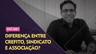 Você sabe a diferença entre Crefito Sindicato e Associação [upl. by Codie]