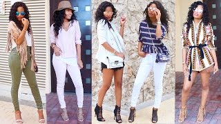 ➣ SPRING OUTFITS 2016  lookbook [upl. by Joann]