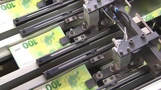 How euro banknotes are produced [upl. by Dyanna211]