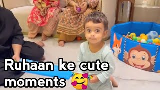 Ruhaan ke cute moments 😱 Ruhaan bada ho gya 🥺shoaibibrahimofficial sscreation [upl. by Seravart]