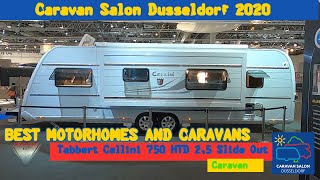 2021 Tabbert Cellini 750 HTD 25 Slide Out Dusseldorf Caravan Salon [upl. by Erreit]