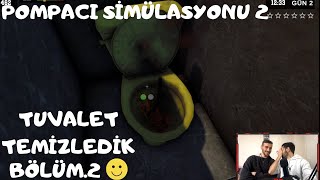 TUVALET TEMİZLEDİK POMPACI SİMÜLASYONU 2 BÖLÜM 2 [upl. by Aneger]