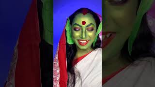 কালি পূজোর রাতে পেতনীর আগমন😳। kalipuja funny entartanment kalipujoviral [upl. by Enirtak355]