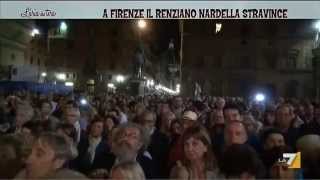 A Firenze il renziano Nardella stravince [upl. by Alamak]