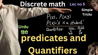 Predicates and Quantifiers discrete math lec no 5 [upl. by Lin]