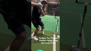 yankees Top Prospect Oswald Peraza was in the lab using the Power Pivot PowerPivotUSAcom [upl. by Salvucci]