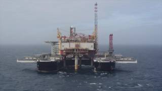 Pioneering Spirit removing the Yme topsides HD [upl. by Jessa]