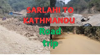 Hetauda to Kathmandu Road conditionSarlahi to ktm road tirp by bike [upl. by Horatius867]