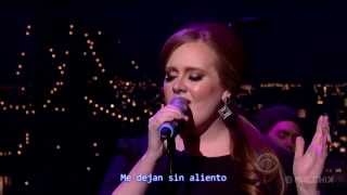 Adele  Rolling In The Deep Live Sub Español [upl. by Achilles]