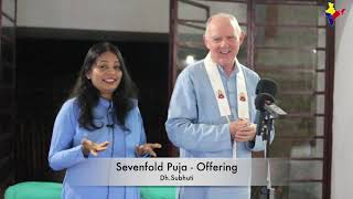 Sevenfold Puja  Offering  Dh Subhuti [upl. by Aneerb267]