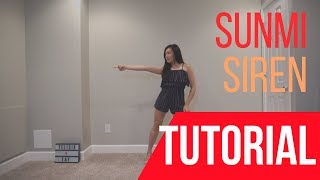 Siren by Sunmi CHORUS TUTORIAL ExplanationMirrored  Felicia Tay [upl. by Euk]