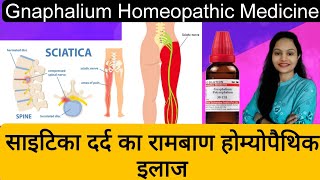 Gnaphalium Homeopathic medicine uses in Hindi  साइटिका दर्द का रामबाण होम्योपैथिक इलाज [upl. by Lukas94]