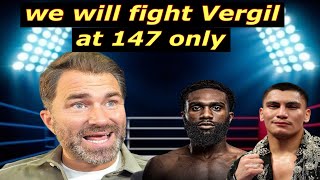 Jaron Boots Ennis ducking Vergil OrtizFundora vs Ortiz in February [upl. by Macintyre]