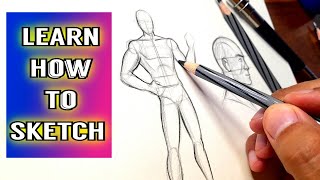 Sketches for Beginners  How to draw Sketches Easy step by step Sketch Drawing tutorial with pencil [upl. by Leverett]