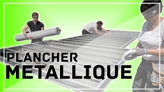 🔨 Plancher ossature métallique de notre tiny house [upl. by Reinal]