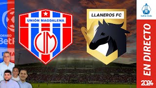 🎙️ ⚽ UNIÓN MAGDALENA VS LLANEROS En Vivo hoy 🔵🔴 Partido Unión Magdalena Hoy [upl. by Ddej513]