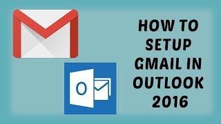 How to Manual Setup Gmail in Outlook 2016  Configure Gmail Account in Outlook 2016  Hindi [upl. by Yelsehc]