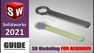 Solidworks 2021 3D Modeling Guide Basic Tutorial For Beginner [upl. by Kalie]