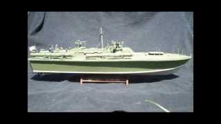 PT109 John F Kennedy JFK Part2 1943 Plastic Model US Navy PTboat ShipBoat Kit Building [upl. by Schach]