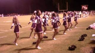 10222010 Ninety Six High School Varsity Football Cheerleaders 4 [upl. by Lebama]