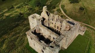 Crichton Castle Scotland Dji Mavic Air [upl. by Ynneb85]