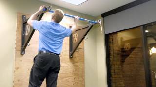 MoveStrong pullup bracket install on drywall [upl. by Hieronymus546]