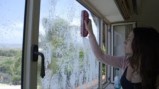 The Glider Magnetic Window Cleaner  Tyroler Bright Tools cleaning diy windowcleaner clean [upl. by Linoel]