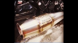 SAWICKI SPEED Limited Release Sealed End Harley Davidson Bagger Cannon Exhaust [upl. by Senhauser]