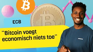 Volgens de ECB heeft quotBitcoin geen economische waardequot Crypto nieuws vandaag  1196 [upl. by Aicemaj761]