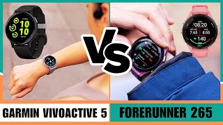 Garmin Vivoactive 5 vs Forerunner 265  Dont Buying Before Watching [upl. by Eenafit]