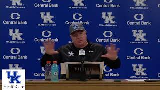 Live Now Coach Stoops Vanderbilt Postgame Press Conference presented by UKHealthCare [upl. by Koslo]