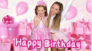 HALLIE’S 8TH BIRTHDAY CELEBRATION ✨🛍️ OPENING PRESENTS 🤩 HallieOnStage114 [upl. by Anait]