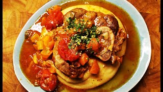 Ossobuco im Topf geschmort  Polenta zubereitet [upl. by Eiroc58]