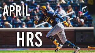 Every Milwaukee Brewers Home Run  April 2024 [upl. by Whitby]