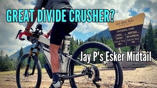 “Perfect” Tour Divide bike An indepth look at JayP’s Esker Hayduke LVS [upl. by Luamaj187]