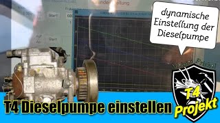 Dieselpumpe einstellen dynamische Einstellung mit dem Computer [upl. by Greenquist]