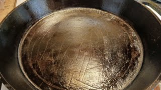 Cleaning and Seasoning Old Cast Iron [upl. by Ioves]