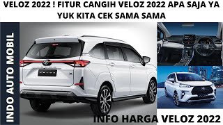 REVIEW MEWAHNYA NEW FITUR VELOZ 2022 avanza2022 hargaveloz2022 indoviral veloz2022 [upl. by Omsare494]