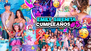 🎂🧜‍♀️ CUMPLEAÑOS 5 DE EMILY su fiesta de sirenita  Sofi Muñoz 💖 [upl. by Kwabena]