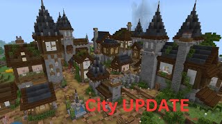 Massive Progress in my Minecraft City [upl. by Ettenaj]