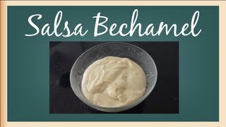 Receta de Salsa Bechamel Full HD [upl. by Dahraf]