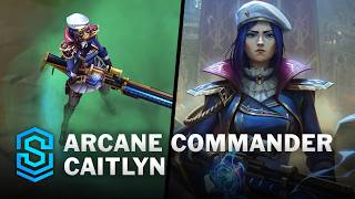 Arcane Commander Caitlyn Skin Spotlight  PreRelease  PBE Preview  League of Legends [upl. by Aisyla]