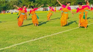 Hajwyao mwdai mwsayw Bodo group dance [upl. by Wilie]