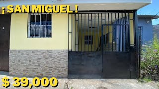 Se Vende Casa en Colonia Ciudad Pacífica 3a etapa San Miguel  El Salvador [upl. by Einalem360]