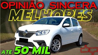 Melhores carros usados até R 50 mil Modelos racionais e legais gastando bem menos que um Zero KM [upl. by Nyrtak]