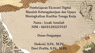 VIDEO PEMBELAJARAN EKONOMI DIGITAL [upl. by Nerland]