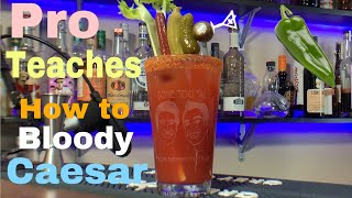 Professional Bartender Teaches How To Make A Bloody Caesar [upl. by Geibel]