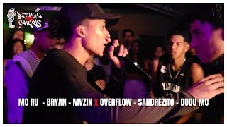 MC RU  BRYAN  MVZIN X OVERFLOW  SANDREZITO  DUDU  SEMIFINAL  25ª BATALHA DOS CARIRIS BDC25 [upl. by Rehoptsirhc]