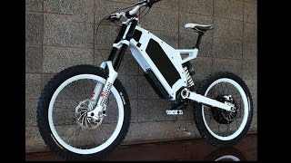 Stealth Bomber Electric Bike  Russian Countryside bashing Adaptto [upl. by Htebzil90]